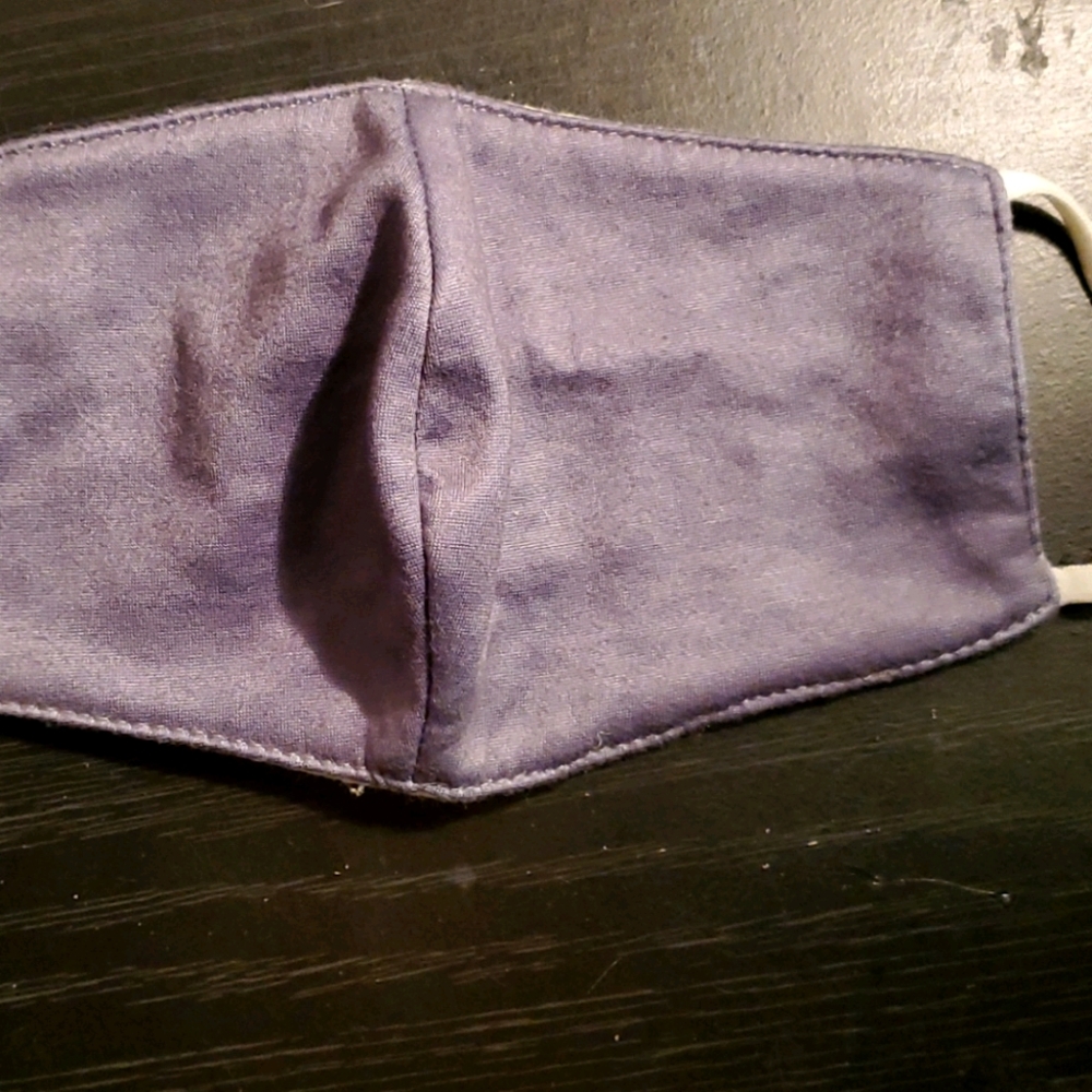 Grey face mask